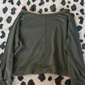 Elegant Olive Women's Sweatshirt
